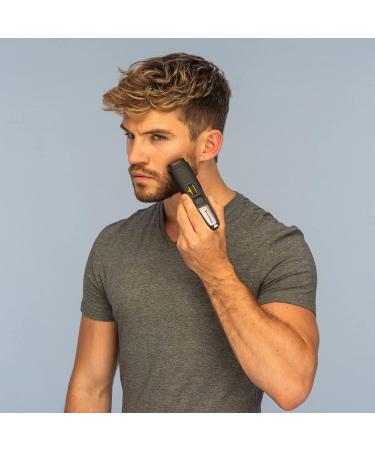 Remington B5 Style Series Cordless Beard Trimmer - Titanium Coated Blades, Adjustable Zoom Wheel - MB5000 Black/Dark Chrome - Buy Online on SooperMarket.com