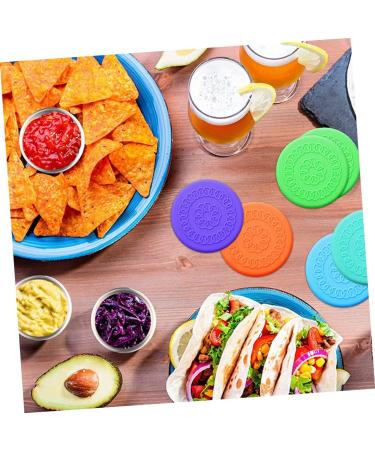 MAGICLULU 24 Pcs Sauce Cup Silicone Lid Dressing Cups Lids Dipping Cups Lids Silicone Covers for Bowls Silicone Cup Covers Spices Dipping Sauce Bowls Lids Fresh Cover Snack Silica Gel Child 6.3X6.3CMx4pcs Assorted Colorx4pcs - Buy Online on SooperMarket.com