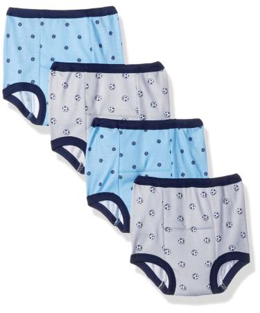 Gerber Baby Boys' Infant Toddler 4 Pack Potty Training Pants Underwear 18 Months Little Athlete