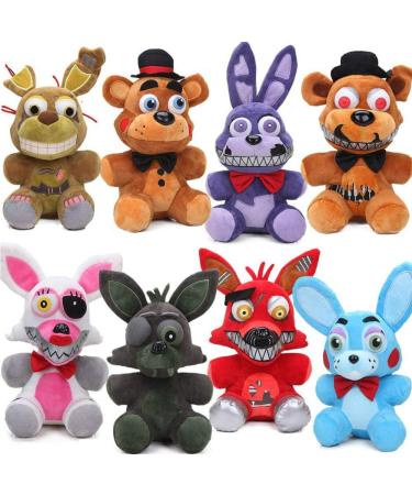 Tongyundacheng FNAF Plush Dolls Set - Bonnie Foxy Chica Golden Bear Stuffed Toys - Perfect Gifts for FNAF Fans - Buy Online on SooperMarket.com
