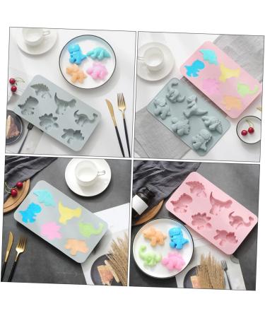 MAGICLULU 3D Birthday Cake Pan 10 Pcs Dinosaur Cake Mold Candy Jelly 3 Cube Moulds 28X16.2CMx5pcs - Buy Online on SooperMarket.com