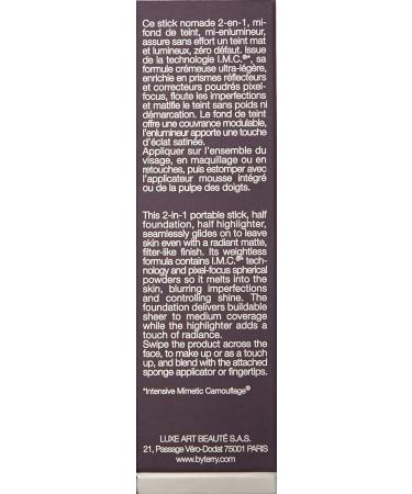 Buy By Terry Nude-Expert Stick Foundation Highlighter - 3 Cream Beige | International Shipping Available - Buy Online on SooperMarket.com