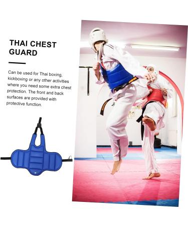 CLISPEED Kids Boxing Body Protector | Muay Thai/Taekwondo Chest Guard | Assorted Colors - 45x25CM - Buy Online on SooperMarket.com