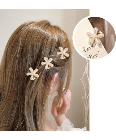 4 Starfish Hair Clips 2 Flower Hair Clips Wedding Accessories Diamond Hair Clips Elegant Non-Slip Hair Accessories for Girls Flower Girl - Buy Online on SooperMarket.com