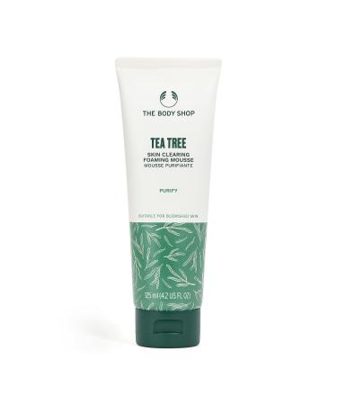 The Body Shop Tea Tree Skin Clearing Foaming Cleanser   Purifying Face Wash For Oily  Blemished Skin   Vegan   5 oz