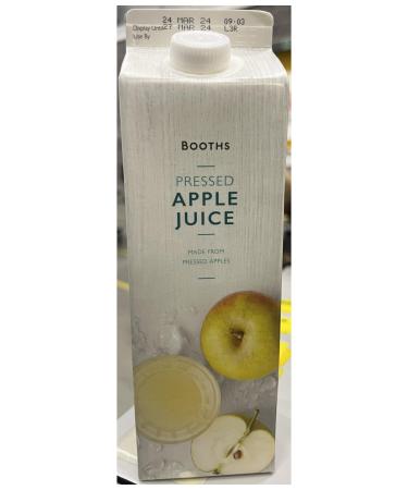 Booths Apple Juice 1 Litre