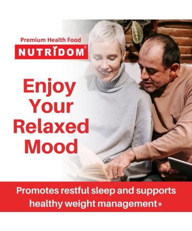 Nutridom 5-HTP 100mg 5-Hydroxy-L-tryptophan Supplement Supports Healthy Mood Balance Non-GMO Vegan Gluten-Free (60 Veggie capsules) - Buy Online on SooperMarket.com