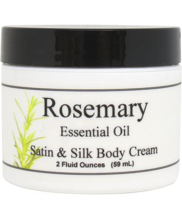 Eclectic Lady Rosemary Satin and Silk Cream Body Cream Body Lotion - Shea Butter Aloe Silk Amino Acids Vitamin E Phthalate-Free Handcrafted in USA - Perfect For Women