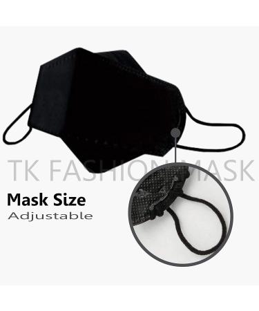 Buy 20 Pack Black KF-94 Disposable Face Masks - Made in Korea Adjustable Strap 3D Design Unisex | International Shipping Available - Buy Online on SooperMarket.com