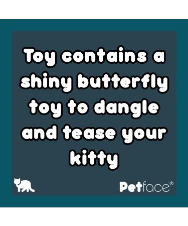 Petface Catnip Butterfly Teaser - Fun Interactive Toy for Cats - Buy Online on SooperMarket.com