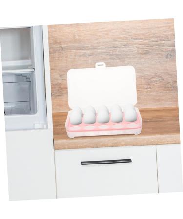 OSALADI Egg Keeper 2pcs 10 Egg Holder Egg Containers with Lid Storage Pull Out Drawers Red Portable Crisper re-usable Red 24.5*10.5*7cm - Buy Online on SooperMarket.com