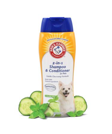 Arm & Hammer 2-In-1 Shampoo & Conditioner for Pets Cucumber Mint 20 fl oz (591 ml)