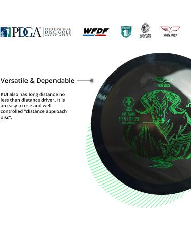 Yikun Professional PDGA Approved Disc Golf Midrange 165-175g - Stable and Versatile Black Disc for Outdoor Games - Buy Online on SooperMarket.com