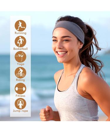 Shop Sularpek 6 Pack Yoga Headbands - Women's Soft Elastic Hair Bands for Summer Fitness & Workouts - Perfect for Yoga & Welding - Buy Online on SooperMarket.com