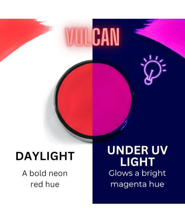 Mehron Paradise AQ Face & Body Color (40g) - Black Light Reactive Makeup for Face Body & Hair - Vulcan - Buy Online on SooperMarket.com