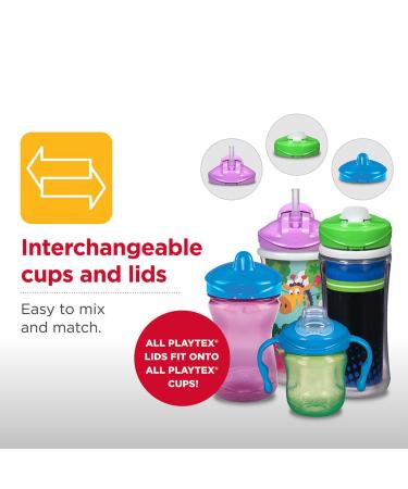 Playtex PlayTime Straw - Super Friends Sippy Cup - Assorted Colors - 1 Count - Buy Online on SooperMarket.com