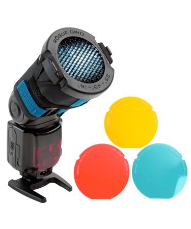 Rogue 3-in-1 Flash Grid System with 3-Gel Set 3-in-1 Flash Grid System Black