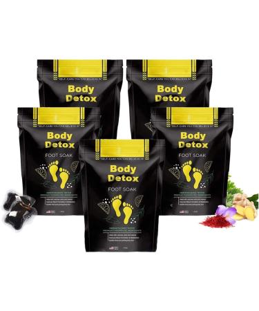 Herbal Detox&shaping Cleansing Foot Soak Beads Slimwe Body Detox Foot Soak Herbal Foot Cleansing Soak Beads for Foot Care (5 Box)