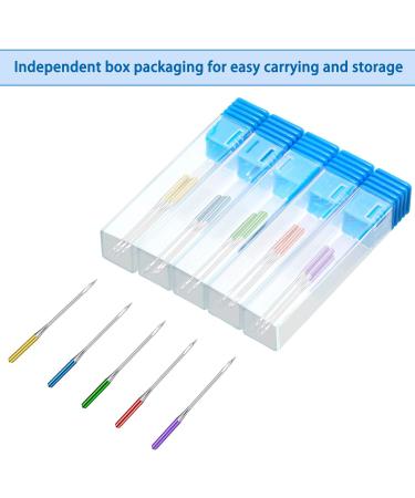 30 Pcs Universal Regular Point Sewing Machine Needles for Singer, Brother & Old Machines - Sizes 9, 11, 14, 16, 18 - Buy Online on SooperMarket.com