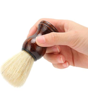 Premium Wooden Handle Shaving Brush for Men | Perfect for Home & Salon Use | Beard Razor Brush for Smooth Shaves - Buy Online on SooperMarket.com