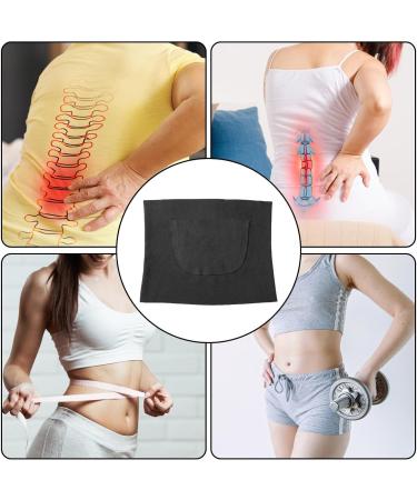 Stomach Warmer Puzzle Game - Soft Heating Waistband for Women Post-Birth Comfort & Sports Protection Black Double Pocket - Buy Online on SooperMarket.com