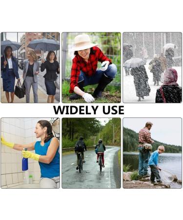 Waterproof Reusable Rain Boot Overshoes | Anti-Snow Shoe Covers for Men & Women | Black X-Large - Buy Online on SooperMarket.com