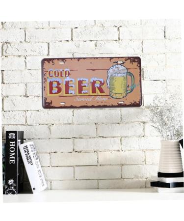 ABOOFAN Metal Signs Iron Sign Painting Iron Painting Tin Signs The Sign Wall Decoration Three-dimensional Picture 1 Medium - Buy Online on SooperMarket.com