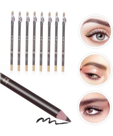 Mikinona 8pcs Pencil Sharpener Eyebrow Pencil Lady Tools Black Colored Pencils Eyebrow Pencils Wooden 1 count (Pack of 1) Coffee - Buy Online on SooperMarket.com