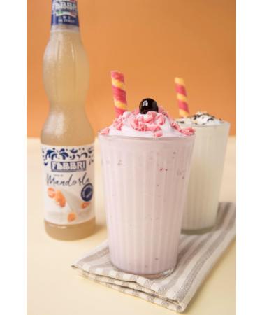 Fabbri 1905 Almond Milk Syrup 560ml - Authentic Italian Flavor for Coffee & Desserts | International Shipping Available - Buy Online on SooperMarket.com