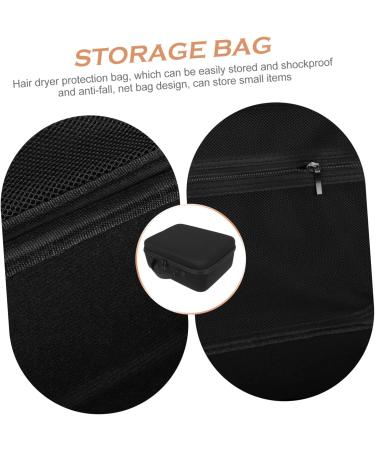 FOYTOKI 2 Pcs Hair Dryer Storage Bag Curl Blow Dryer Portable Hair Dryer Bag Barber Clipper Case Black Eva - Buy Online on SooperMarket.com