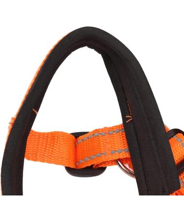 Dog Handlebars with Seat Belt - XL Orange Pet Halter for Safe Outdoor Walking | Prevent Pulling - Buy Online on SooperMarket.com