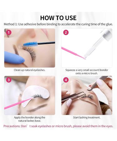 Lash Bond-15ml: Eyelash Extension Bonder Sealant for Improved Retention and Reduced Irritation - Buy Online on SooperMarket.com