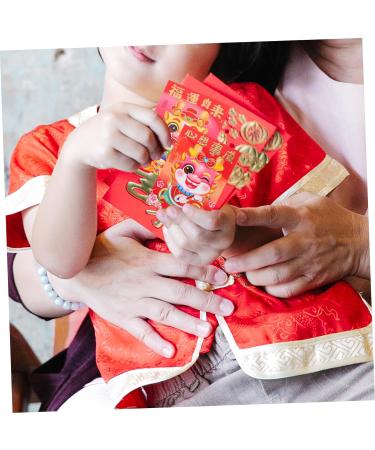 MAGICLULU 60pcs Year of The Dragon Red Envelope Money Gift Cash Packets Chinese Red Packets Money Pocket Spring Festival Red Pocket Lunar New Year Envelopes Gift Bag Chinese Style Paper - Buy Online on SooperMarket.com