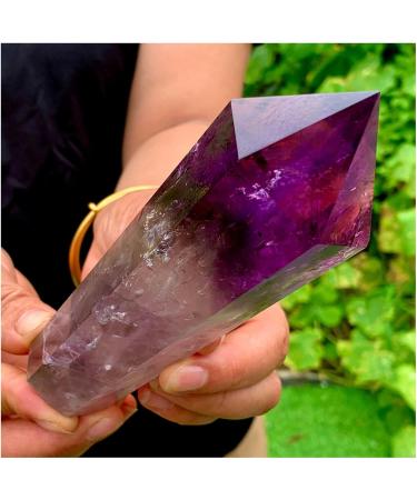 Natural Class Brazilian Amethyst Bone Cluster Scepter Quartz Crystal Scepter Point 1pc (Size : 400-500g) - Buy Online on SooperMarket.com