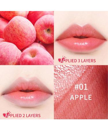 Jingling Lip and Cheek Tint Stain - Waterproof Apple Red Lipstick & Gloss | Moisturizing Make-up for Women | 7ml - Buy Online on SooperMarket.com