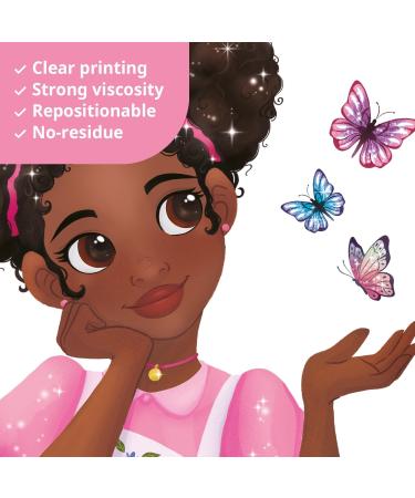 DECOWALL Black Girl Magic Wall Stickers with Butterfly Decals - Inspirational Quotes for Girls Room, Bedroom, Nursery - Home Art D cor - Buy Online on SooperMarket.com