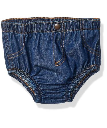 Wrangler Baby Boys' Diaper Cover 6 Months Washed Indigo
