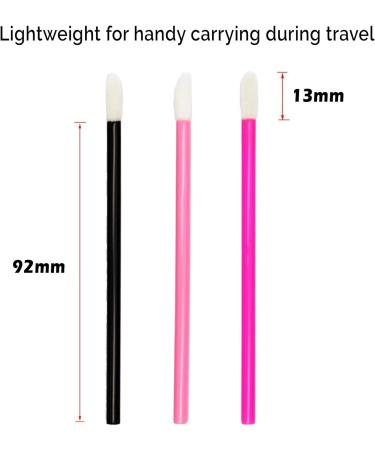 Botanique Disposable Lip Brush Wands - Beauty Tool Kit for Lipstick, Lip Liner, Gloss - Hot Pink - Buy Online on SooperMarket.com