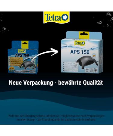 Tetra APS 150 Aquarium Air Pump - Quiet Diaphragm Pump for 80-150L Aquariums | International Shipping Available - Buy Online on SooperMarket.com
