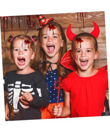 DOITOOL 4 Pcs Simulated Plasma Dress up Blood Fake Blood Prop Makeup Carrier Fake Wound Blood Wax Fake Blood for Face Halloween Blood Special Effects Makeup Kit Props Make up Edible Syrup 5.5X5.5X3.6CMx2pcs Dark Redx2pcs - Buy Online on SooperMarket.com