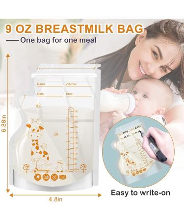 40 Sterile Milk Storage Bags - BPA-Free 250ml Breast Milk Bags Space-Saving & Dust-Free | Perfect for Moms - Buy Online on SooperMarket.com