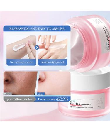 Niacinamide Brightening Face Cream Dry Skin Moisturiser - Whitening Cream for Face Acne Moisturiser Dark Spot Cream Niacinamide Day Cream for Dry Skin Prone to Blemishes - Radiance & Glowing Skin - Buy Online on SooperMarket.com