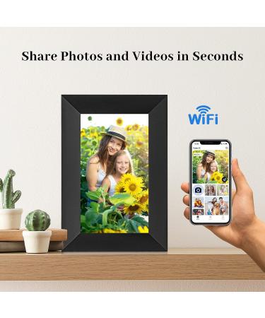 Humblestead 7 Inch WiFi Digital Photo Frame | 1024 * 600 IPS HD Touchscreen | Effortless Setup | Share Photos and Videos Instantly - Buy Online on SooperMarket.com