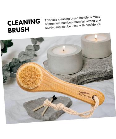 Housoutil Horse Hair Face Brush - Gentle Exfoliating Pore Cleaner & Facial Cleansing Brush for Dead Skin Removal - Buy Online on SooperMarket.com