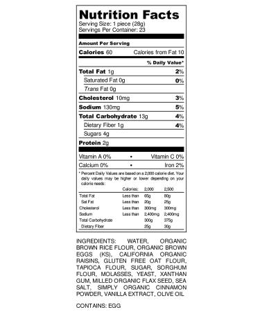 4 Pack Ebans Bakehouse Fresh Baked Gluten-Free Cinnamon Raisin Bread - 100% Natural - Soy, Wheat, Dairy Free - Non-GMO - 22oz Each - Buy Online on SooperMarket.com