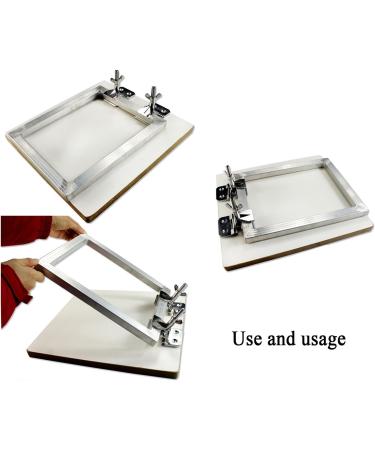 2 Pcs Silk Screen Printing Hinge Clamps - DIY Tool for Fixing Mesh on Frame Machine | 4 Screws Included - Buy Online on SooperMarket.com
