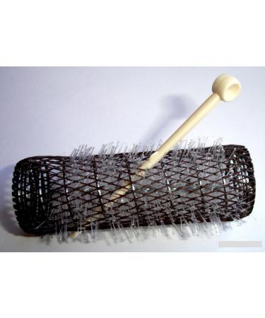 2 Pack Hair Styling Brush Rollers & Pins - 7/8 x 3 Bristles (12 Rollers) - Buy Online on SooperMarket.com