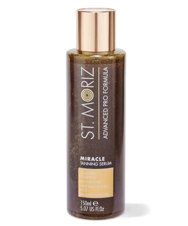 St Moriz Advanced Miracle Gradual Tanning Serum in Light | Anti Ageing Fake Tan Serum with Hyaluronic Acid for Extra Hydration | Skin Firming & Collagen Boosting | Gradual Tan Moisturiser | 150ml