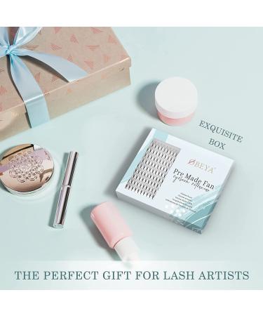 Obeyalash 8D Russian Volume Eyelash Extensions 12mm D Curl - Large Tray Pre Made Volume Lashes - Buy Online on SooperMarket.com