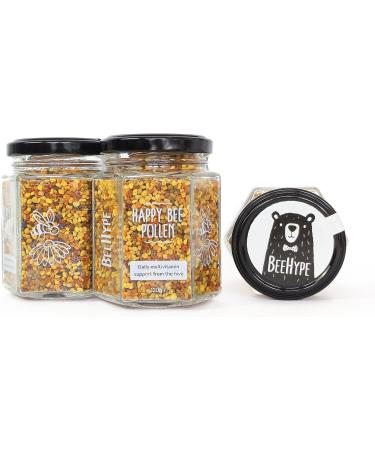 BeeHype - Bee Pollen Sustainably Sourced Bee Pollen Rich in Vitamins Protein Antioxidants Healthy Fats and Over 300 Essential Nutrients 6 x 120g - Buy Online on SooperMarket.com